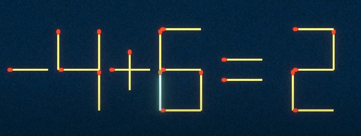 Thử tài IQ: Di chuyển một que diêm để 1+9=4 thành phép tính đúng - Ảnh 1.