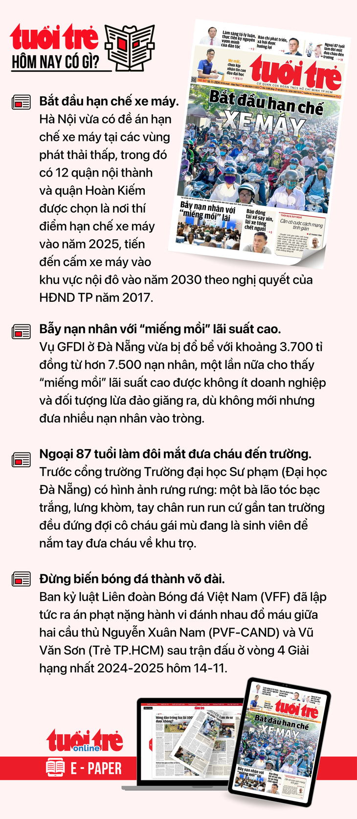 Tin tức sáng 16-11 - Ảnh 4.