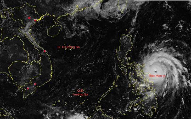 Siêu bão Man-yi gió mạnh gần 200km/h, sức phá hoại cực kỳ lớn - Ảnh 4.