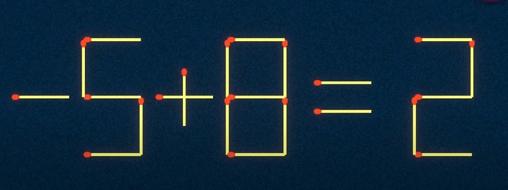 Thử tài IQ: Di chuyển một que diêm để 8+8=2 thành phép tính đúng - Ảnh 3.