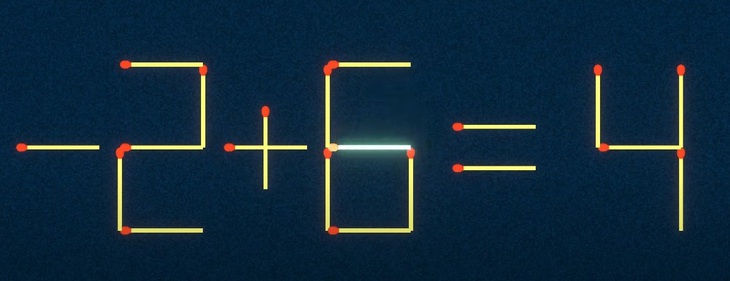 Thử tài IQ: Di chuyển một que diêm để 8+8=2 thành phép tính đúng - Ảnh 1.