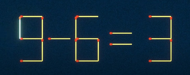 Thử tài IQ: Di chuyển một que diêm để 4+8=2 thành phép tính đúng - Ảnh 1.