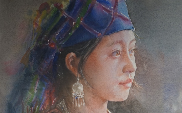 Nhạc sĩ Nguyễn Văn Chung lần đầu làm mẫu tranh, nói chẳng có nghề gì dễ dàng - Ảnh 8.