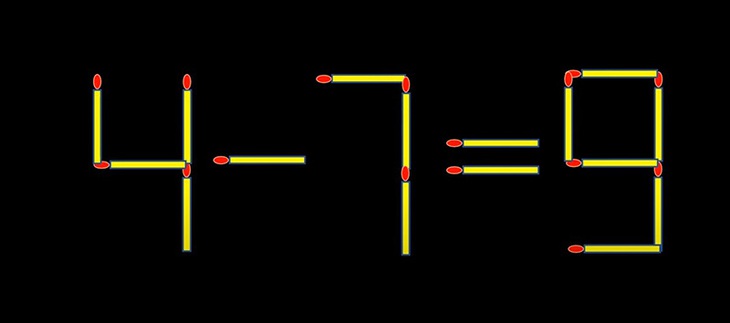 Thử tài IQ: Di chuyển một que diêm để 3+9=2 thành phép tính đúng - Ảnh 2.