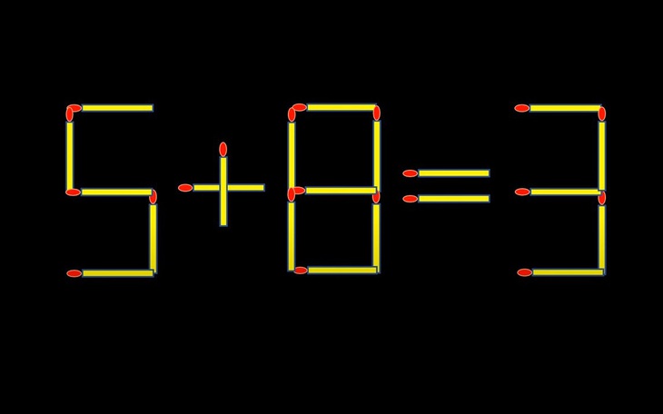 Thử tài IQ: Di chuyển một que diêm để 9-1=5-3 thành phép tính đúng - Ảnh 7.