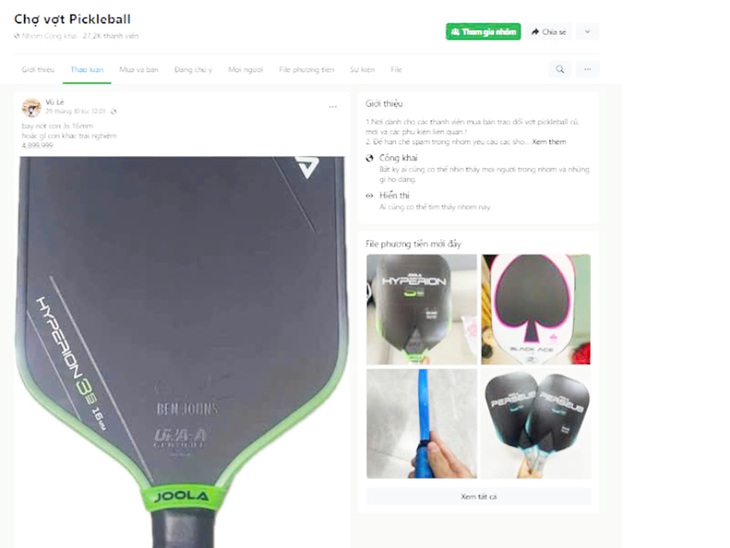 Bắt người lừa đảo dưới hình thức trao đổi vợt pickleball, cầu lông trên mạng rồi chiếm đoạt - Ảnh 3.