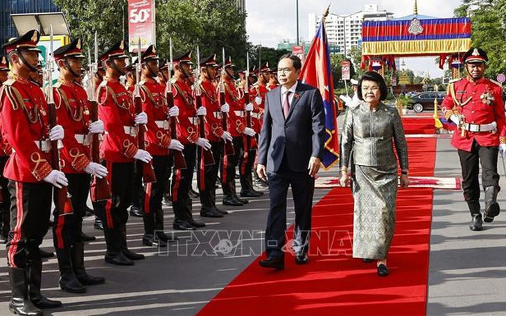 Chủ tịch Quốc hội Trần Thanh Mẫn nêu thông điệp về hòa bình tại Campuchia - Ảnh 3.