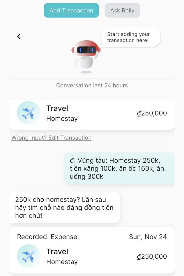 “Quản gia” tài chính Rolly: AI Money Tracker gây sốt vì “mắng sa sả” người dùng  - Ảnh 4.