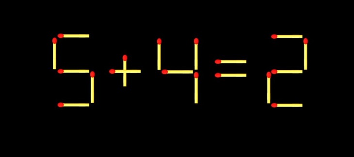 Thử tài IQ: Di chuyển một que diêm để 2-1=93 thành phép tính đúng - Ảnh 2.