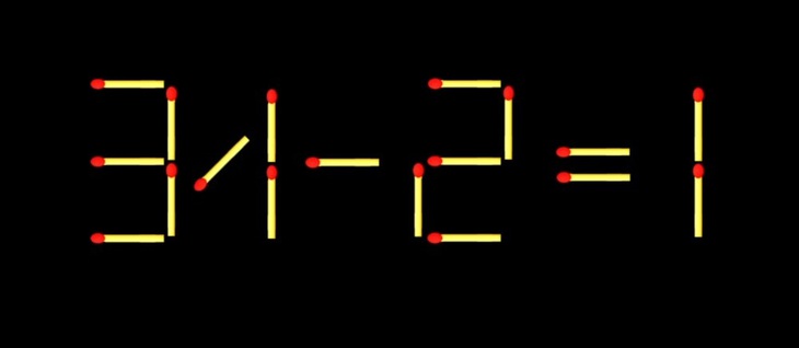 Thử tài IQ: Di chuyển một que diêm để 37-2=1 thành phép tính đúng - Ảnh 1.