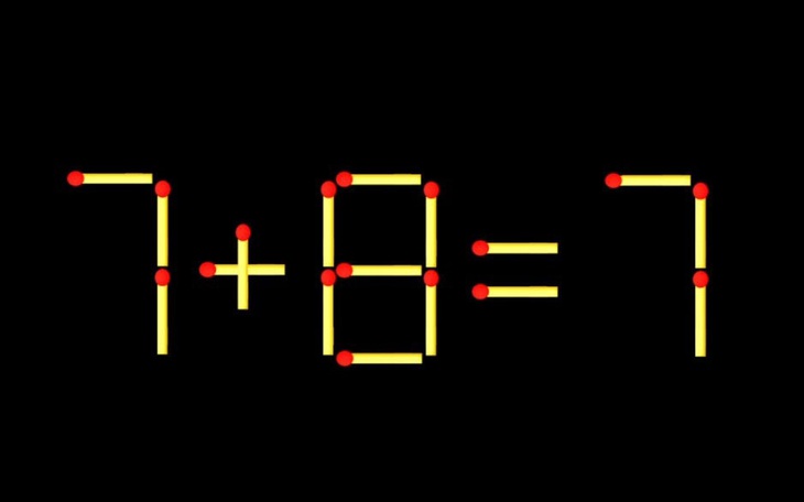 Thử tài IQ: Di chuyển một que diêm để 2+77=8 thành phép tính đúng - Ảnh 9.