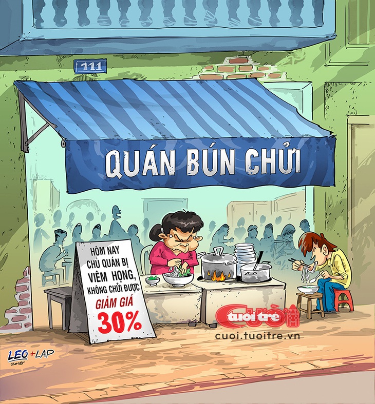 Sài Gòn cũng có bún chửi - Ảnh 1.