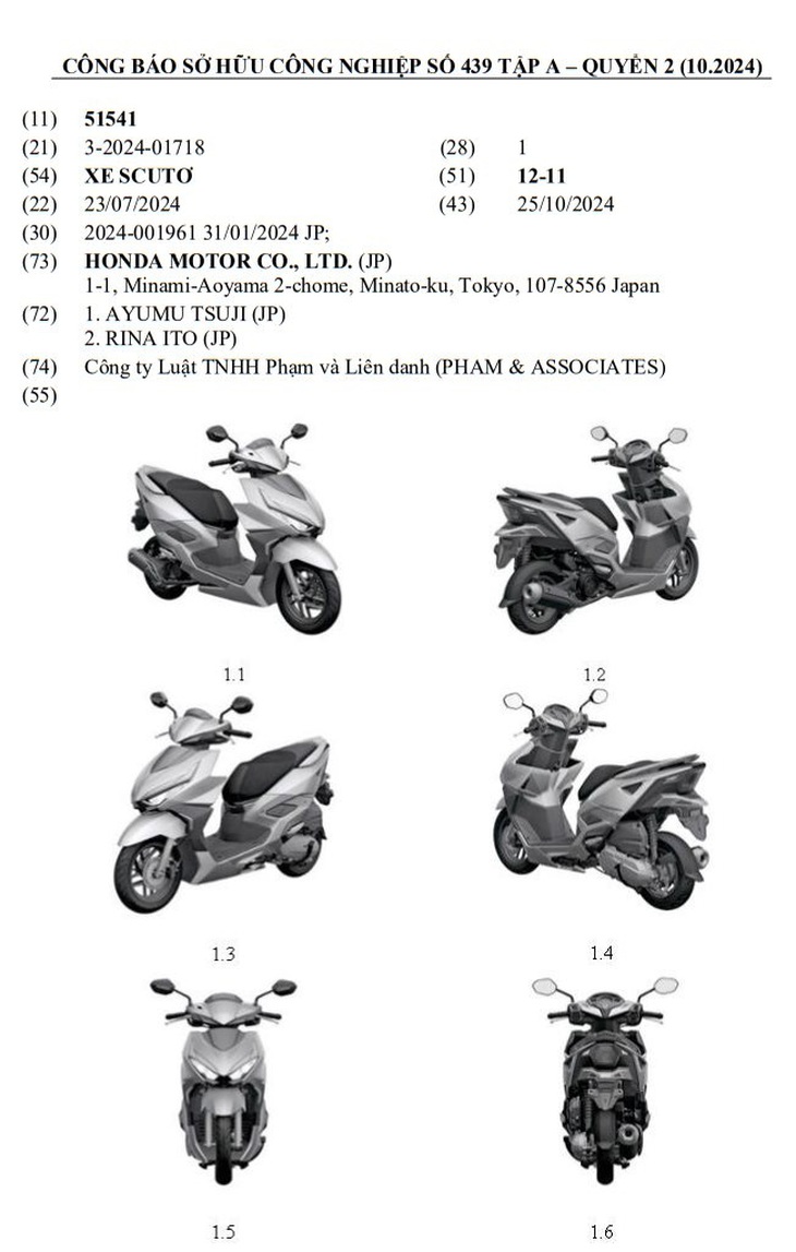 Honda đăng ký thêm mẫu xe tay ga mới: Thiết kế thể thao, phanh ABS, động cơ yếu hơn Air Blade - Ảnh 2.