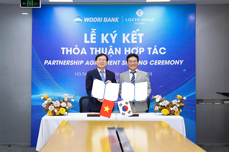 Woori Bank hợp tác cùng LOTTE Rental trong lĩnh vực thuê ô tô - Ảnh 1.