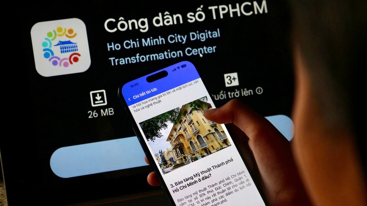 App Công dân số TP.HCM nhiều tiện ích - Ảnh 1.