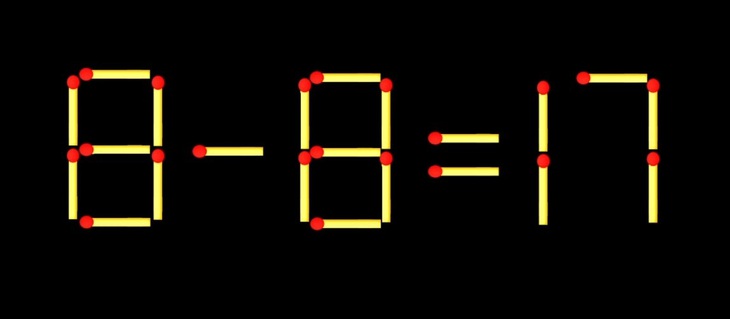 Thử tài IQ: Di chuyển một que diêm để 6+8=3 thành phép tính đúng - Ảnh 2.