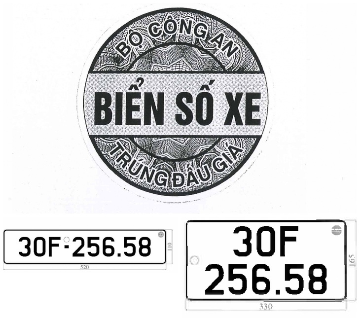 Biển số xe trúng đấu giá sẽ được dán tem riêng, người 'bỏ cọc' bị cấm tham gia 1 năm - Ảnh 1.