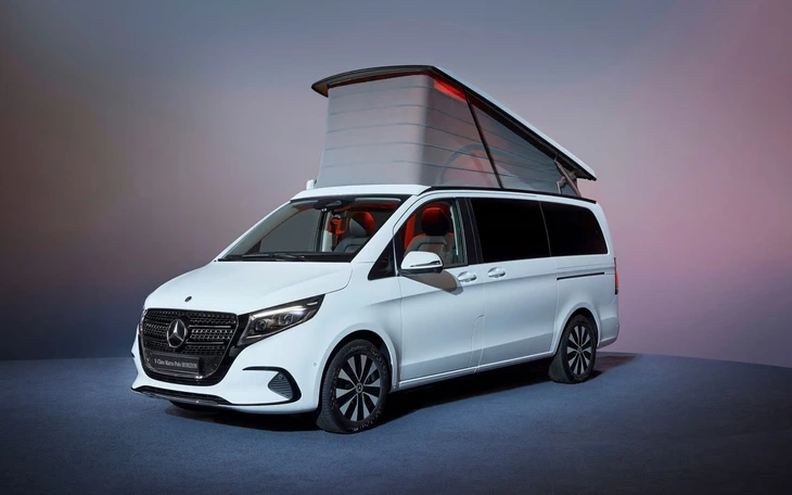 CosyRoad 170: Van Mercedes-Benz độ thành nhà di động sang chảnh với ghế 'không trọng lực' - Ảnh 13.