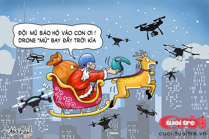 Tuổi Trẻ Cười số 15-12-2024: Ông già Noel bị 'kẹt xe' - Ảnh 2.