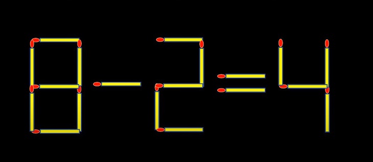 Thử tài IQ: Di chuyển một que diêm để 1+6=4 thành phép tính đúng - Ảnh 2.