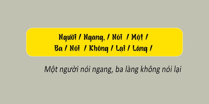 Thử tài tiếng Việt: Sắp xếp các từ sau thành câu có nghĩa (P160) - Ảnh 1.