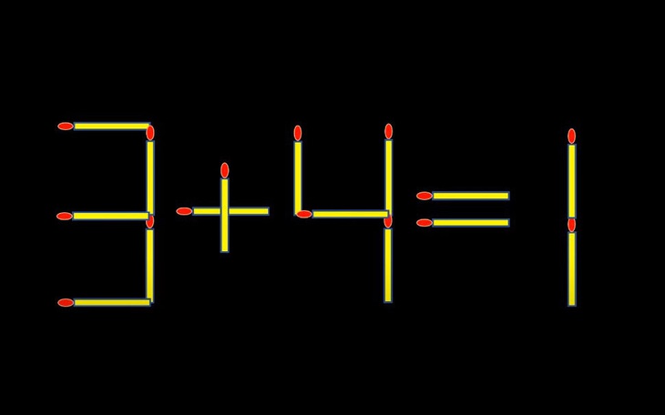 Thử tài IQ: Di chuyển một que diêm để 1+6=4 thành phép tính đúng - Ảnh 9.