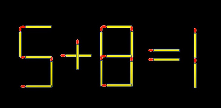 Thử tài IQ: Di chuyển một que diêm để 4-9=2 thành phép tính đúng - Ảnh 2.