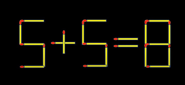 Thử tài IQ: Di chuyển một que diêm để 8+2=0 thành phép tính đúng - Ảnh 3.