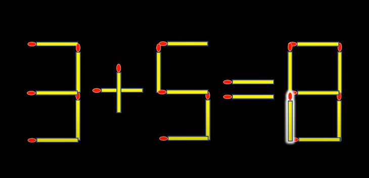 Thử tài IQ: Di chuyển một que diêm để 4-9=2 thành phép tính đúng - Ảnh 1.