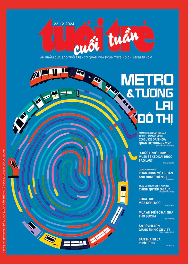 Tuổi Trẻ Cuối Tuần số 49-2024: Metro & tương lai đô thị - Ảnh 1.