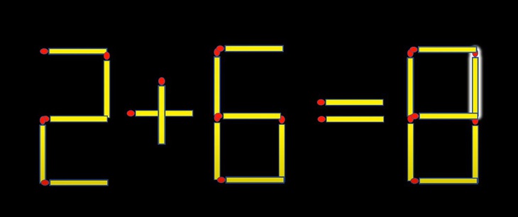 Thử tài IQ: Di chuyển một que diêm để 4-3=8 thành phép tính đúng - Ảnh 1.