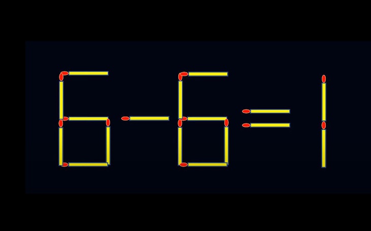Thử tài IQ: Di chuyển một que diêm để 3-8=5 thành phép tính đúng - Ảnh 1.