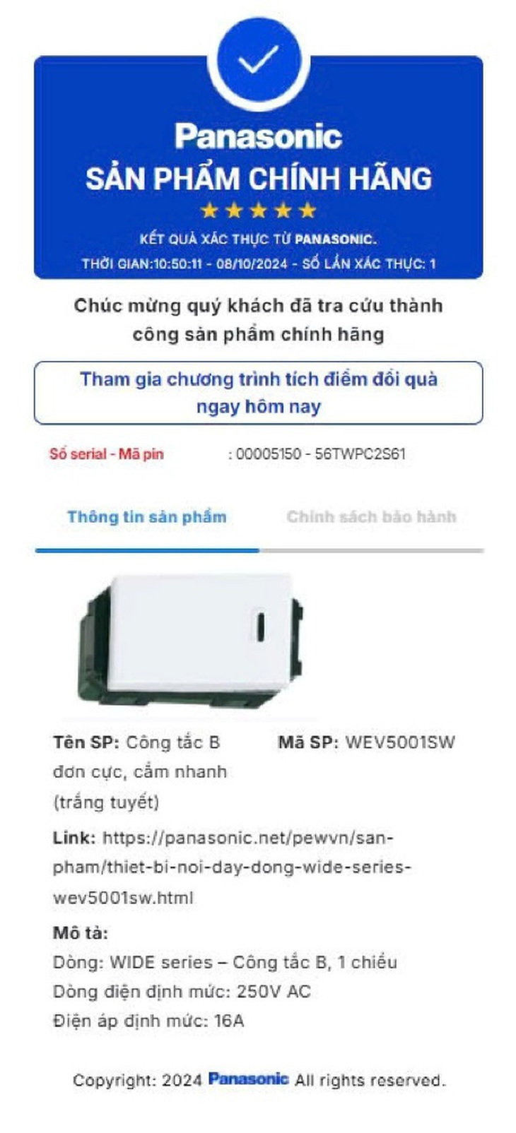 Panasonic tung chương trình tránh hàng giả - Ảnh 3.