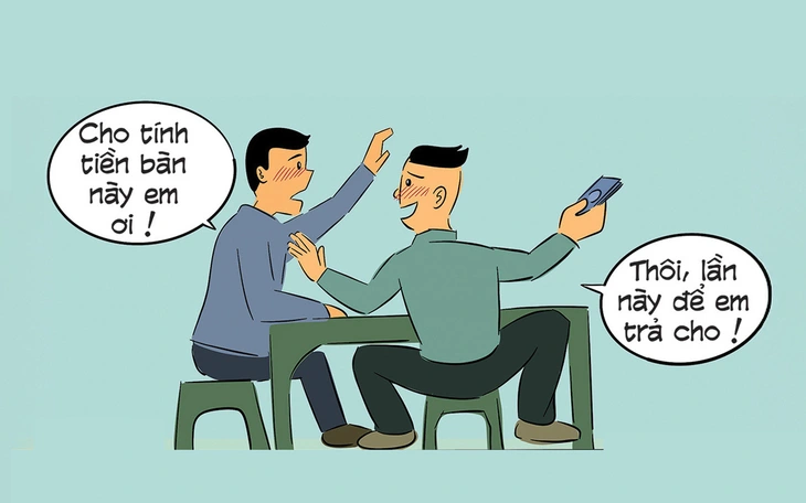 Chủ quán đau đầu vì thực khách cứ giành nhau trả tiền ăn nhậu - Ảnh 2.