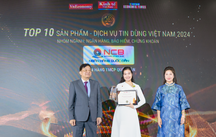 Ứng dụng NCB iziBankbiz cho doanh nghiệp tiếp tục được vinh danh Top sản phẩm Tin dùng Việt Nam - Ảnh 1.