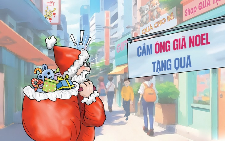 Vì sao ông già Noel đi xe ôm? - Ảnh 2.