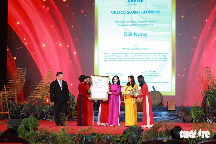 Đắk Nông đón nhận danh hiệu Công viên địa chất toàn cầu UNESCO lần 2 - Ảnh 1.