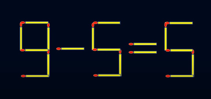 Thử tài IQ: Di chuyển một que diêm để 5+8=6 thành phép tính đúng - Ảnh 2.