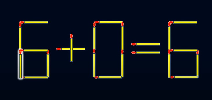Thử tài IQ: Di chuyển một que diêm để 5+8=6 thành phép tính đúng - Ảnh 1.