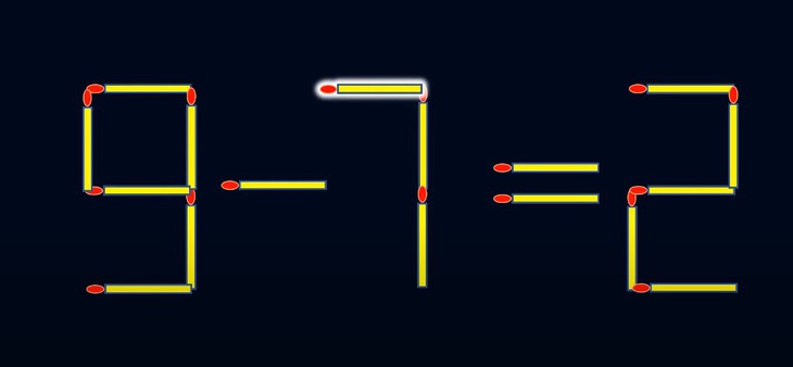 Thử tài IQ: Di chuyển một que diêm để 5+8=6 thành phép tính đúng - Ảnh 1.