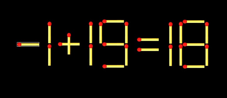 Thử tài IQ: Di chuyển một que diêm để 17+3=3 thành phép tính đúng - Ảnh 1.