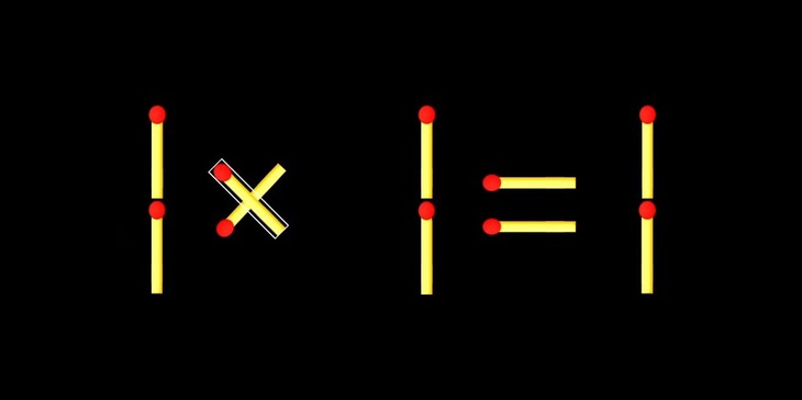 Thử tài IQ: Di chuyển một que diêm để 1/7=1 thành phép tính đúng - Ảnh 1.