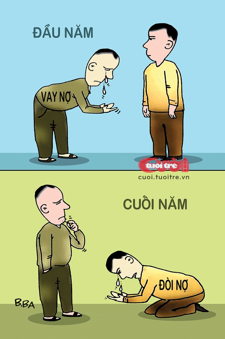 Con nợ và chủ nợ trong ngày cuối cùng của năm 2024 - Ảnh 1.