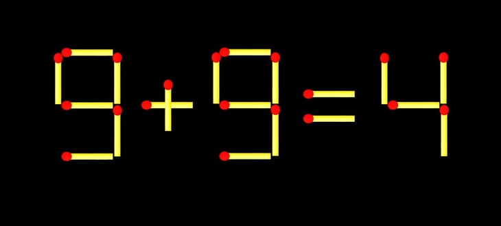 Thử tài IQ: Di chuyển một que diêm để 8+13=4 thành phép tính đúng - Ảnh 2.