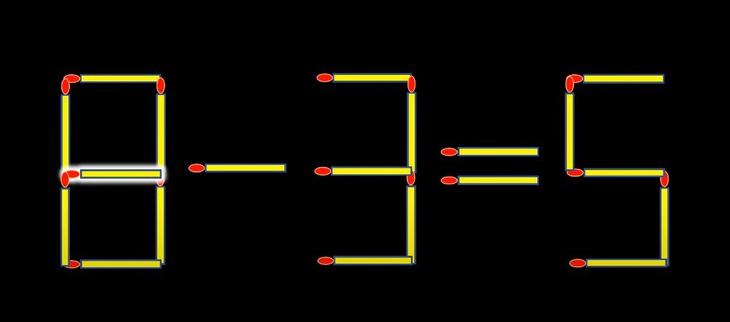 Thử tài IQ: Di chuyển một que diêm để 4-5=6 thành phép tính đúng - Ảnh 1.