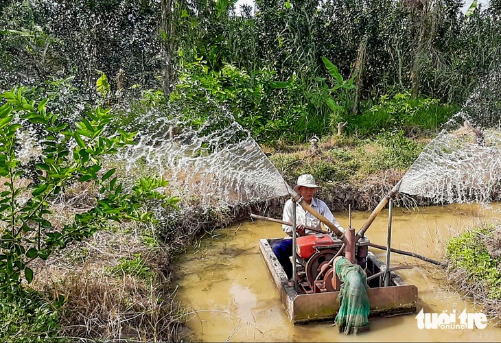 Sông Hậu, sông Cổ Chiên chuẩn bị đón đợt xâm nhập mặn - Ảnh 1.