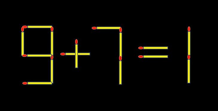 Thử tài IQ: Di chuyển một que diêm để 5+7=2 thành phép tính đúng - Ảnh 3.