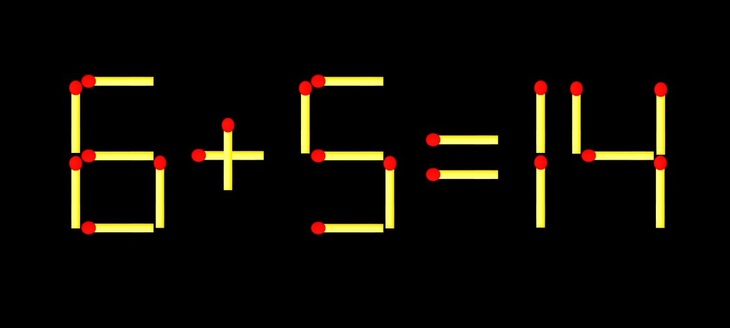 Thử tài IQ: Di chuyển một que diêm để 117=11 thành phép tính đúng - Ảnh 3.