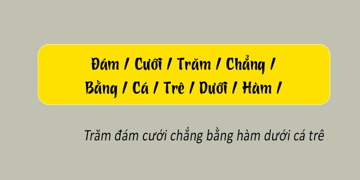 Thử tài tiếng Việt: Sắp xếp các từ sau thành câu có nghĩa (P154) - Ảnh 1.