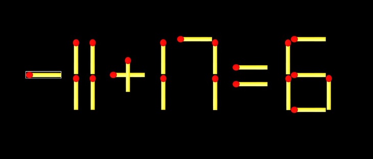 Thử tài IQ: Di chuyển một que diêm để 71+17=6 thành phép tính đúng - Ảnh 1.